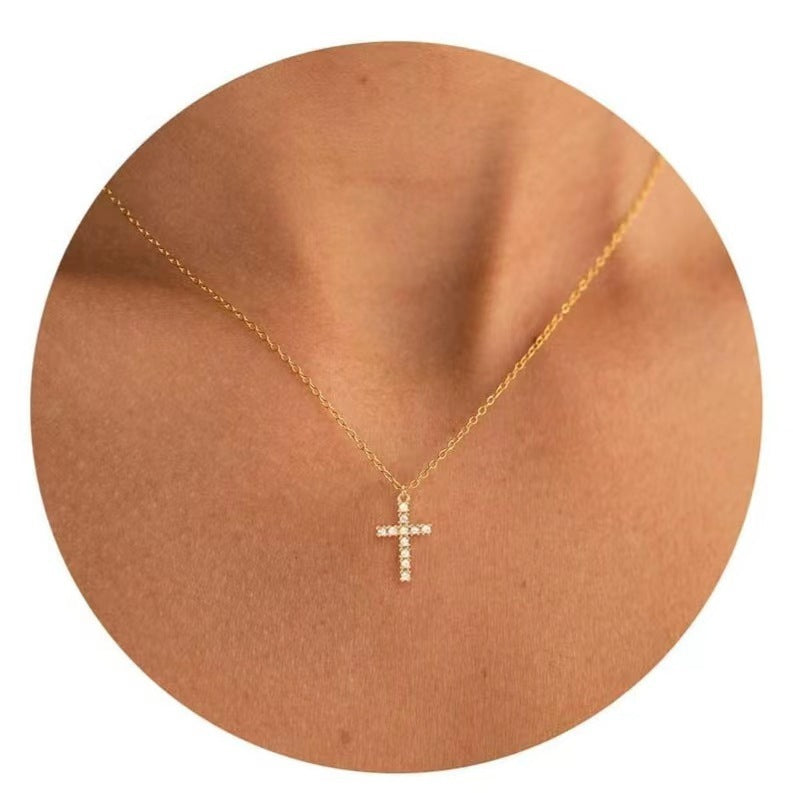 Crown Cross Necklace