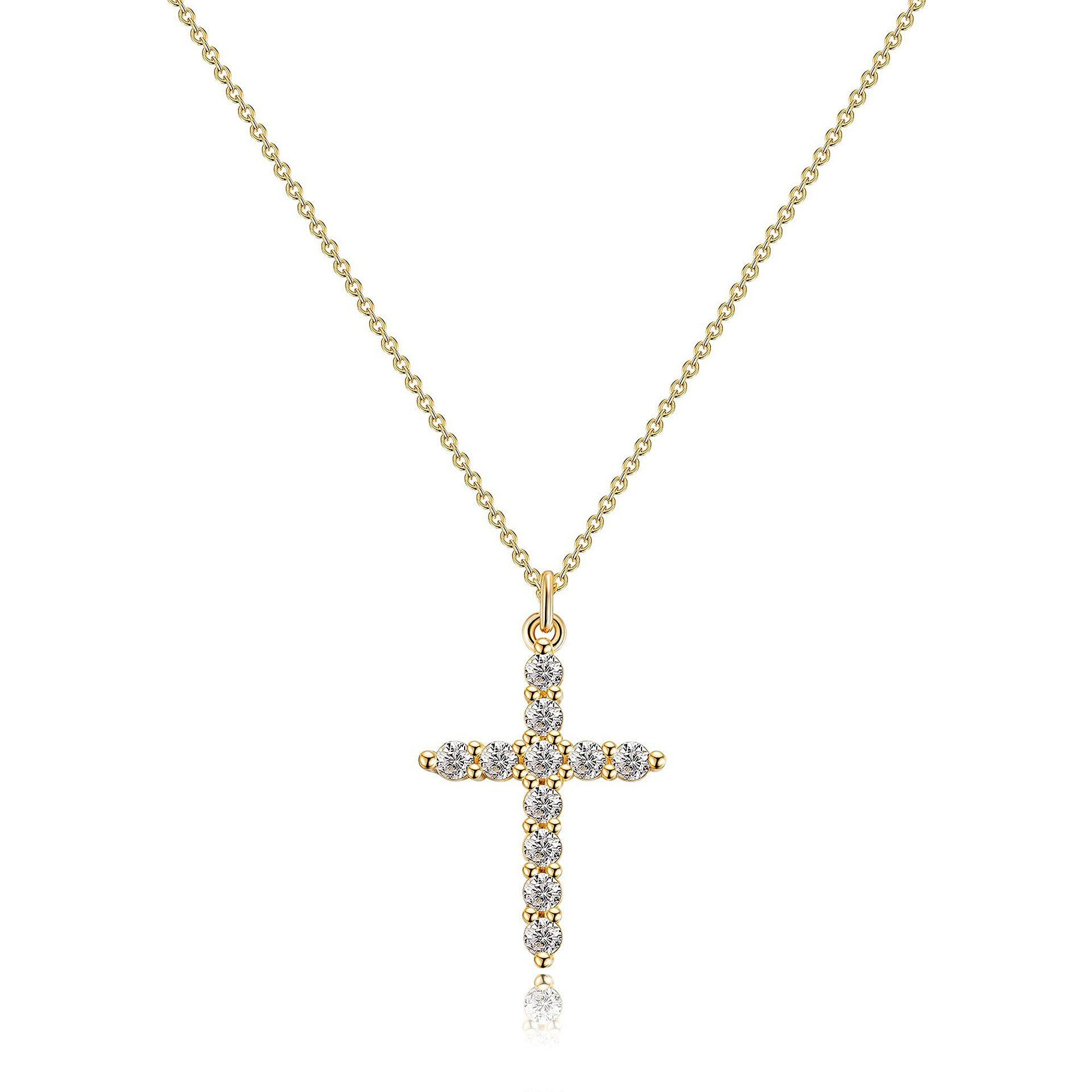 Crown Cross Necklace